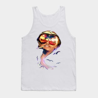 Fear and Loathing White Tank Top